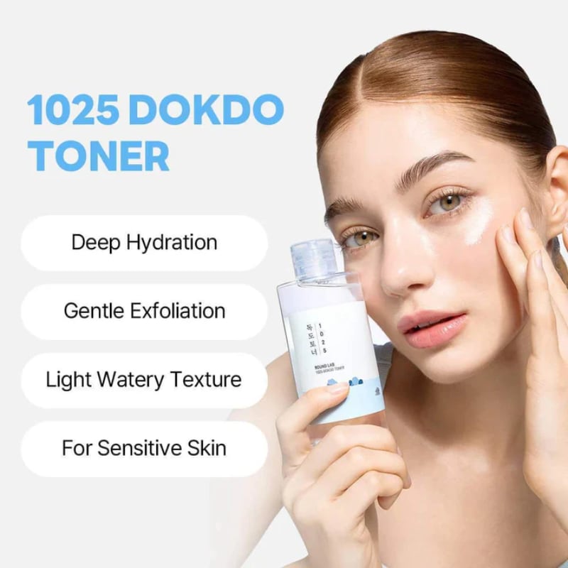 ROUND LAB 1025 Dokdo Toner 500 +100ml Set - Image 2