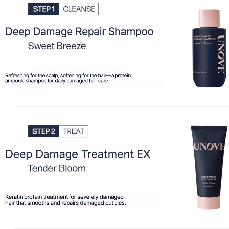 UNOVE Travel Kit (Shampoo +Treatment +Oil Essence +Mist) - Image 5