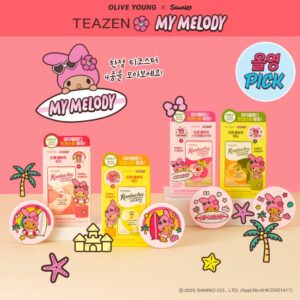 SANRIO x Teazen Kombucha Drink Mix Set [#Lemon] (+Tea Coaster)