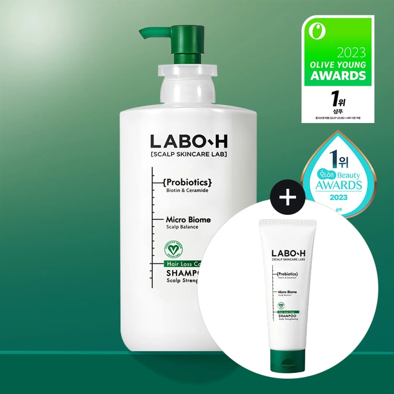 LABO-H Scalp Strengthening Shampoo Hair Loss Care 400ML (+50ml)