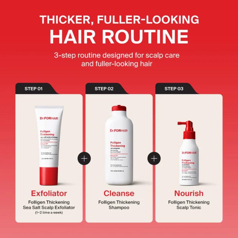 Dr.FORHAIR Folligen Thickening Scalp Tonic 120ml Double Set (+Scaler+ Pokémon Hairpin) - Image 4