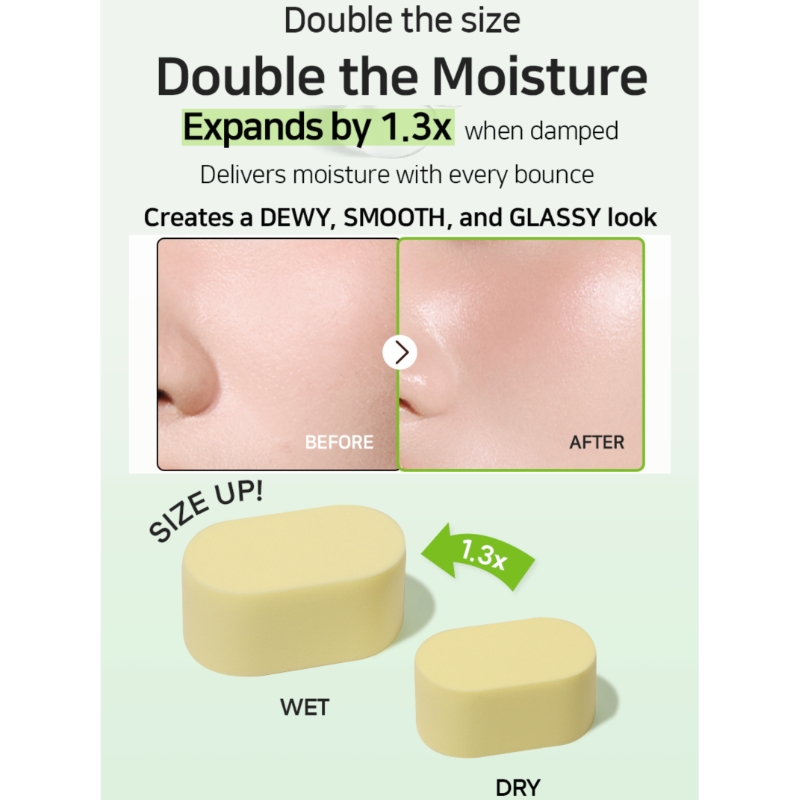 THE TOOL LAB Happyrim Sponge 4P Set (Bullet 2P+Jumbo 2P) + Puff Cleansing Soap - Image 3