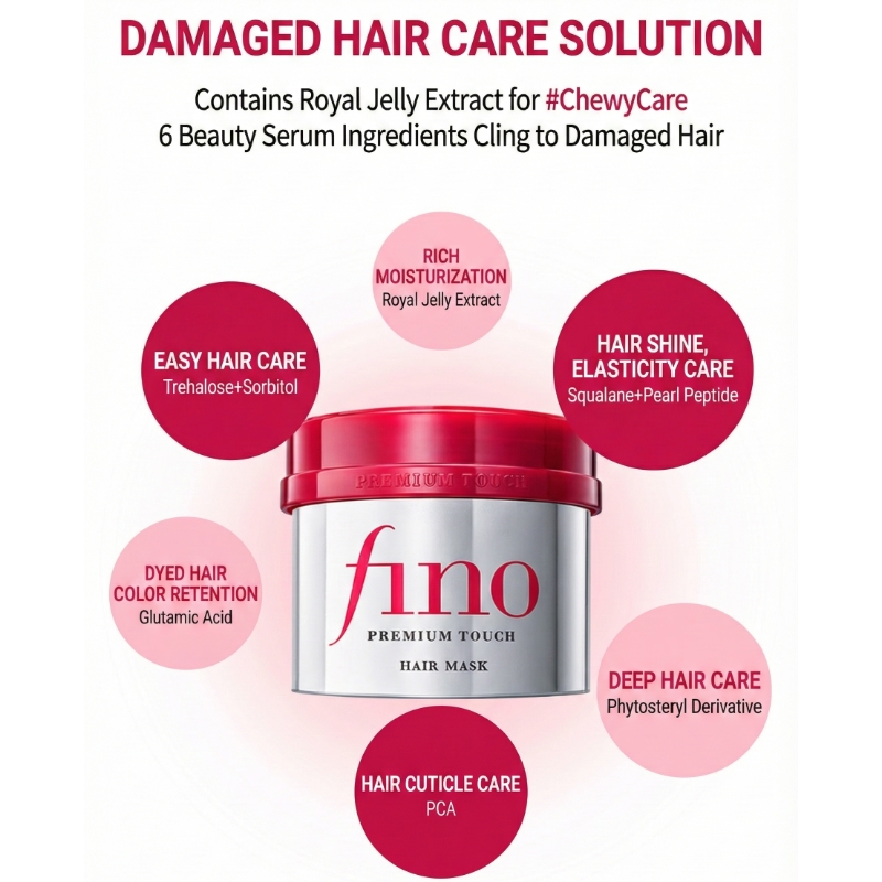SHISEIDO FINO Premium Touch Hair Mask - Image 3