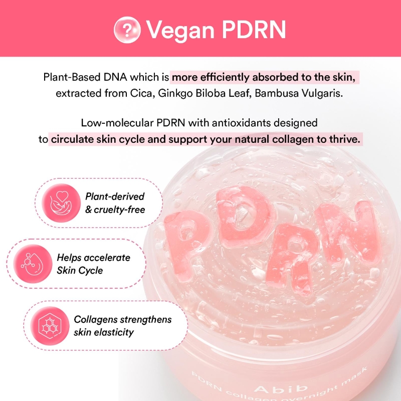 Abib PDRN Collagen Overnight Mask Firming Jelly - Image 4