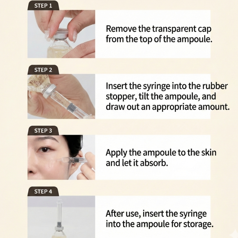 SUNGBOON EDITOR Silk Peptide EGF Heart-Fit Volume Lifting Ampoule 40ml Double Pack - Image 8