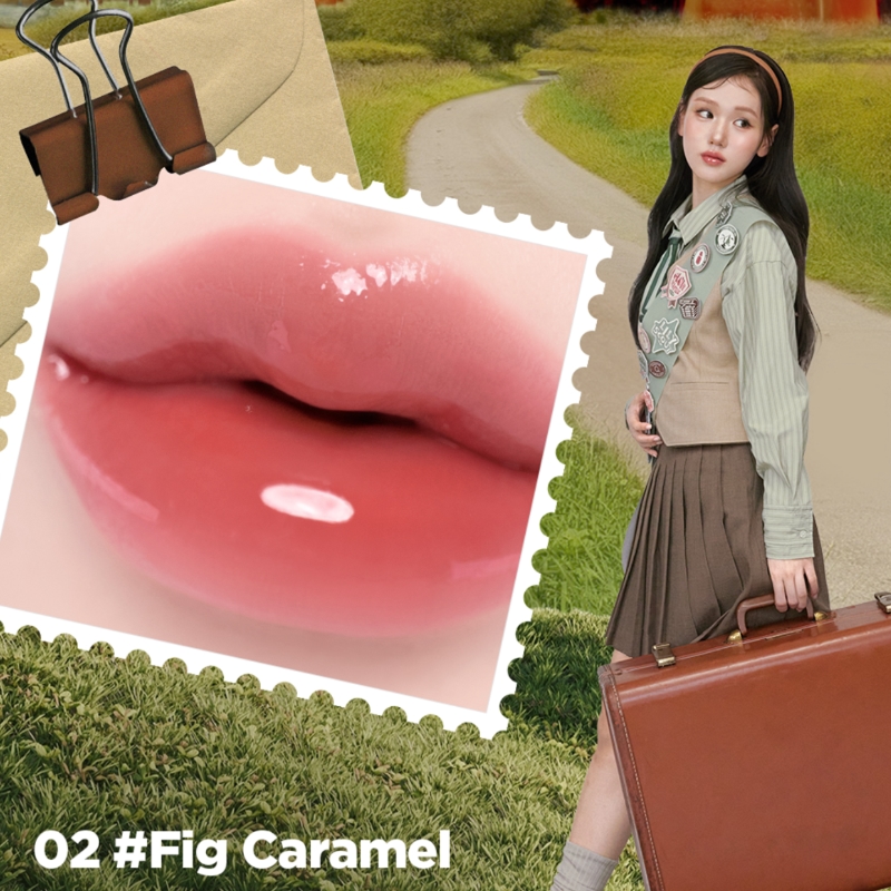 lilybyred Sugar Wrapping Tint Gloss Set #01 Peach Syrup (+Roll On Lip Plumper) - Image 6
