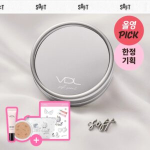 VDL Cover Stain Perfecting Cushion Refill Set (+Pouch+Rose PDRN Prep Base Mini)