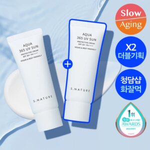 S.NATURE Aqua 365 UV Sun Protective Cream 40ml Double Pack