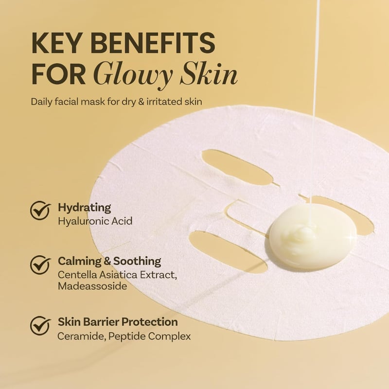 ongredients Skin Barrier Calming Mask Sheet Set (6 masks) - Image 4