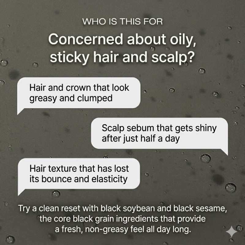 CHUNGMIJUNG Black Grain Shampoo 500ml Set (+ 21ml) - Image 6