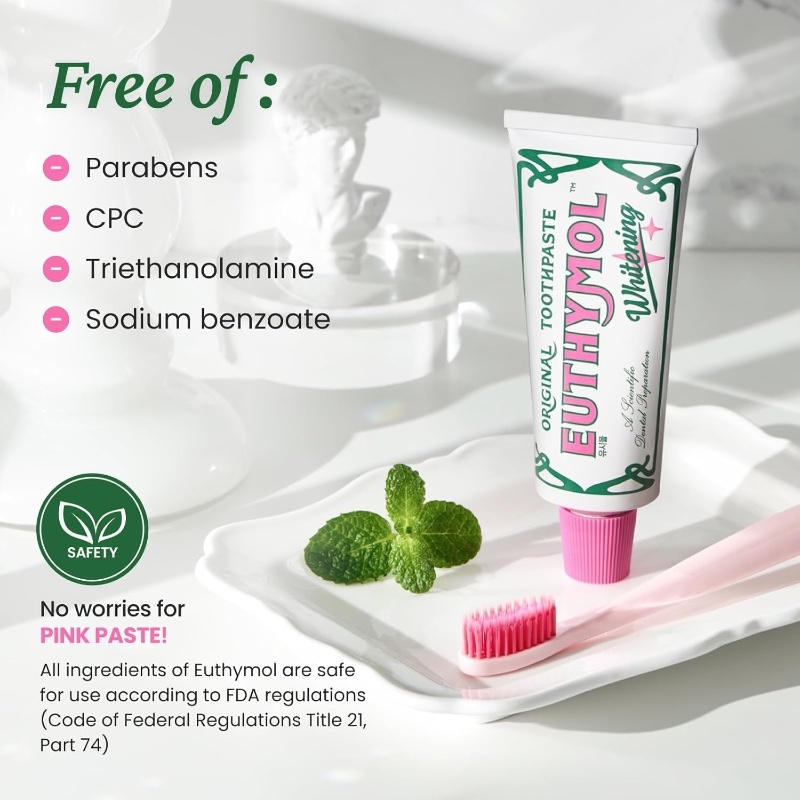 Barbie x EUTHYMOL Whitening Toothpaste (+ Royal Crown Pink Squeezer) - Image 7
