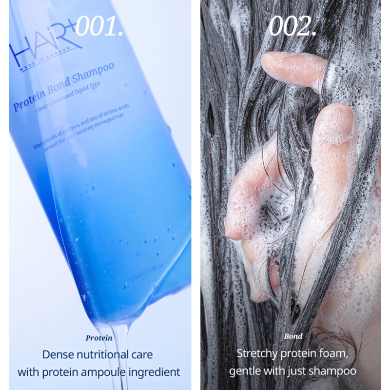 HAIRPLUS Protein Bond Shampoo 500ml - Image 3