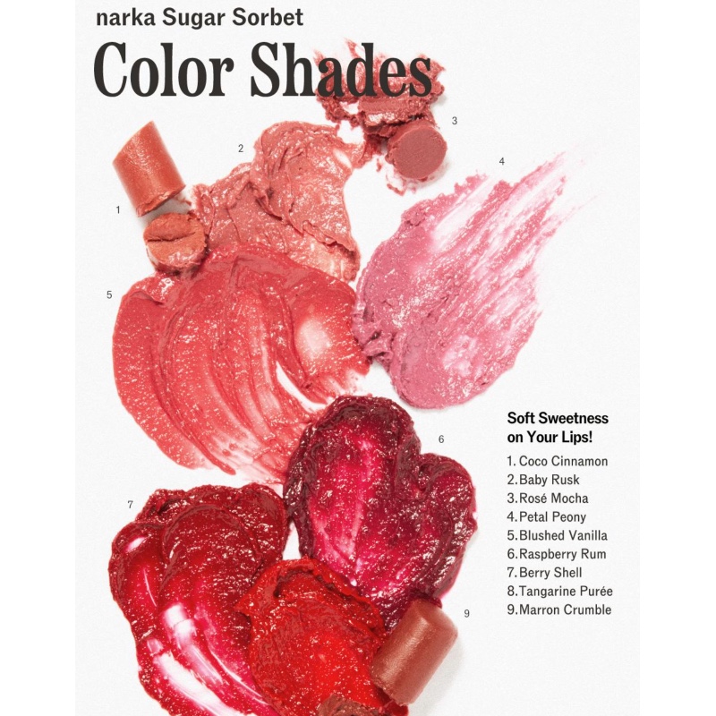 narka Sugar Rubbing Lip Sorbet - Image 9