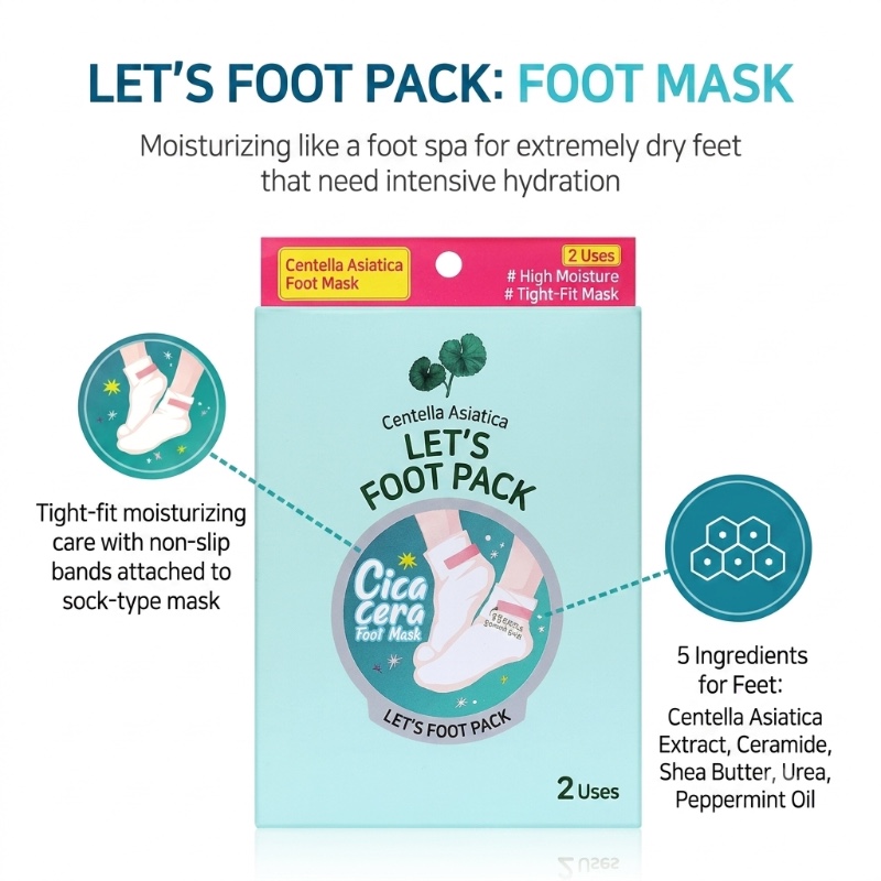 ON THE BODY Cicacera Foot Mask (2-use supply) - Image 5