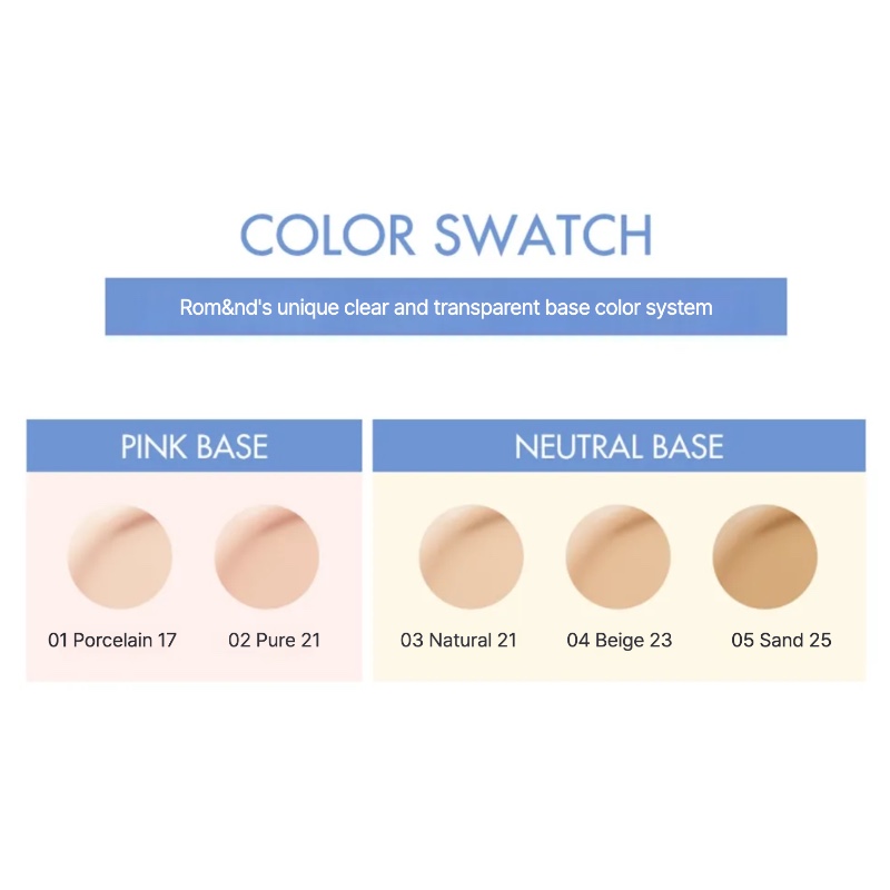 Miffy x ROM&ND Bare Water Cushion 03 Natural (Refill + Puff + Sticker) - Image 12