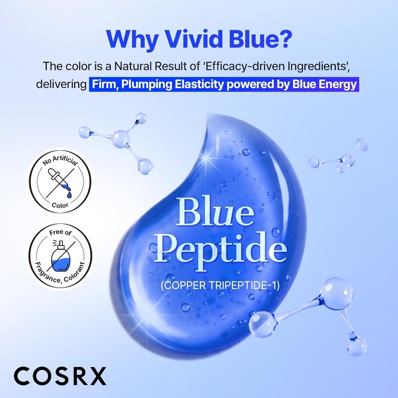 COSRX The Blue Peptide Bakuchiol Plump Glow Serum - Image 7