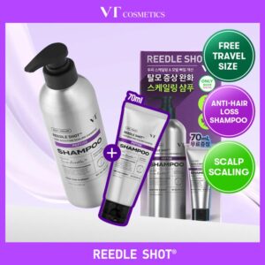 VT Reedle Shot Hair Boosting Scaling Shampoo 500ml Set (+70ml)